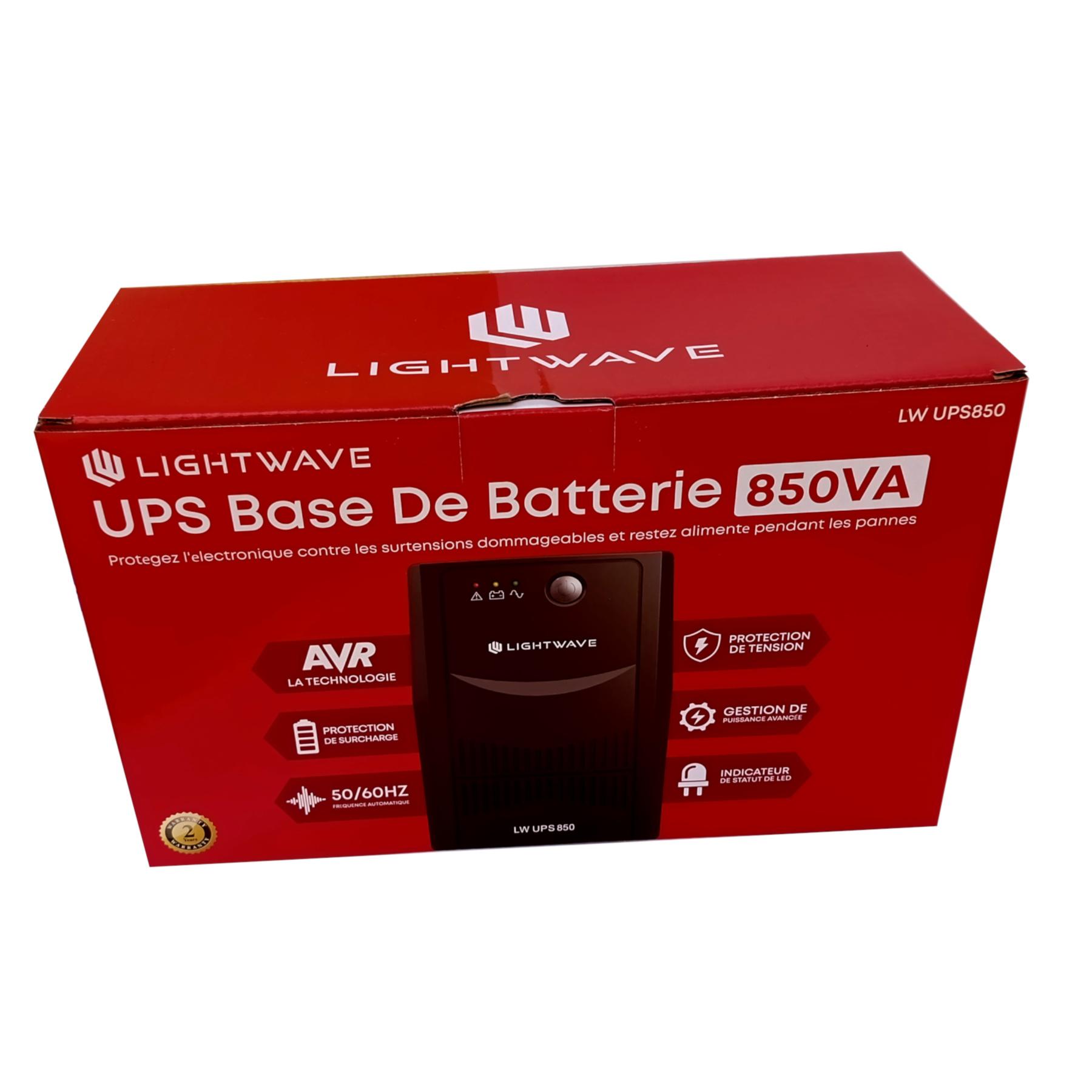 Light Wave UPS Battery Backup 850VA - Image 3