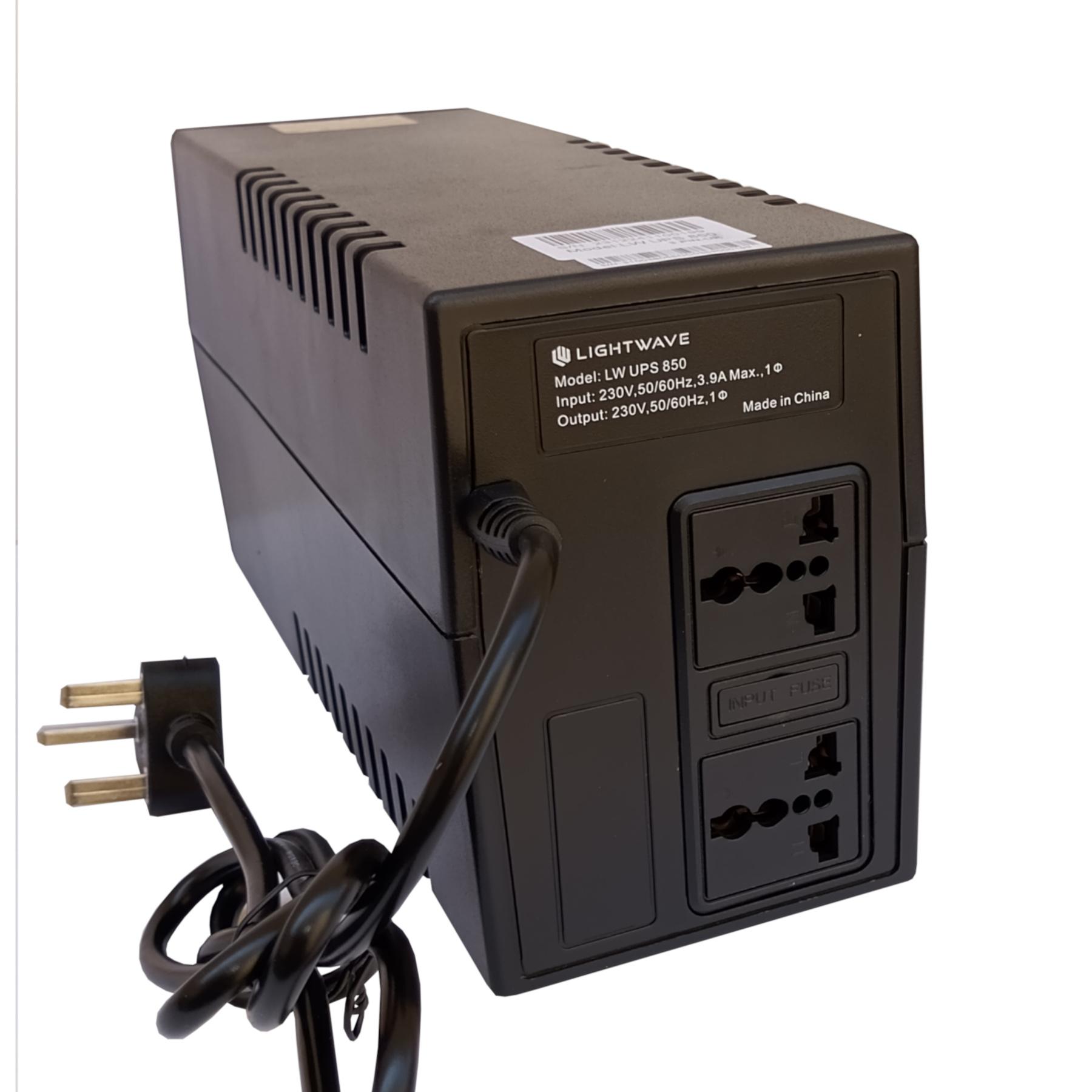 Light Wave UPS Battery Backup 850VA - Image 2