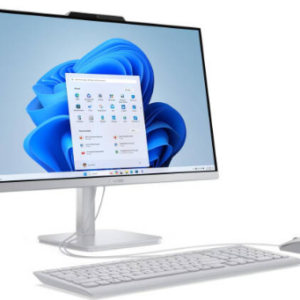Lenovo A100 All-in-One Desktop Computer, 23.8" FHD IPS Display, Intel Core i3-N305, 8GB RAM, 512GB SSD