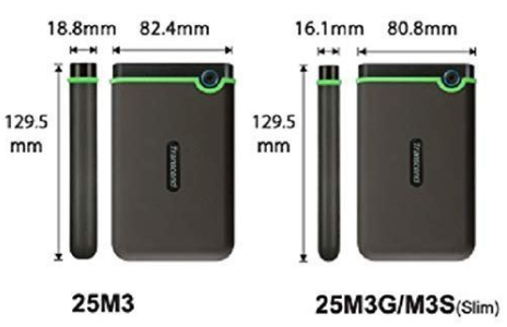 TRANSCEND 1TB EXTERNAL DRIVE - Image 2
