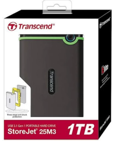 TRANSCEND 1TB EXTERNAL DRIVE