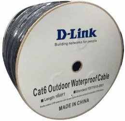 D-Link Cat6 Outdoor UTP Cable – 305M (1000ft) Weatherproof LAN Cable - Image 2